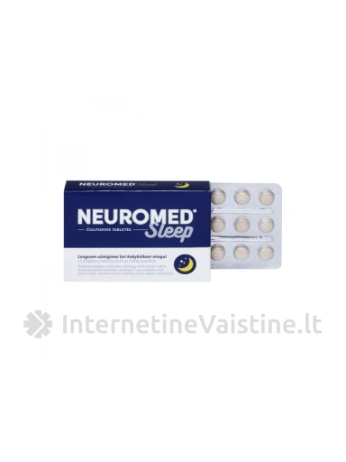 NEUROMED Sleep čiulp. tab. N15 | internetinevaistine.lt