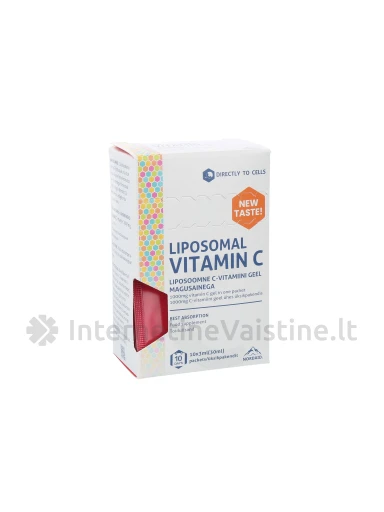 NORDAID VITAMINAS C LIPOSOMOSE, 1000mg, serumas, pakeliai 10x3ml, N1 | internetinevaistine.lt