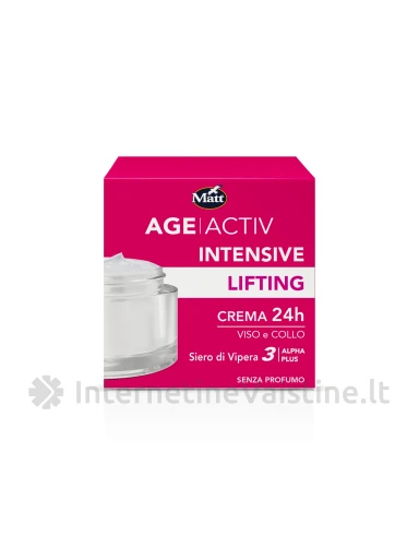 MATT Intensive Lifting kremas veidui ir dekolte 24h, 50 ml, 50 ml | internetinevaistine.lt