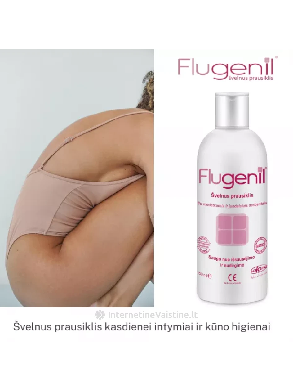 FLUGENIL švelnus prausiklis, 150 ml, Vnt | internetinevaistine.lt