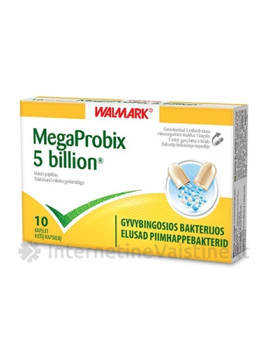 MEGAPROBIX 5 billion kaps. N10, 10 vnt. | internetinevaistine.lt