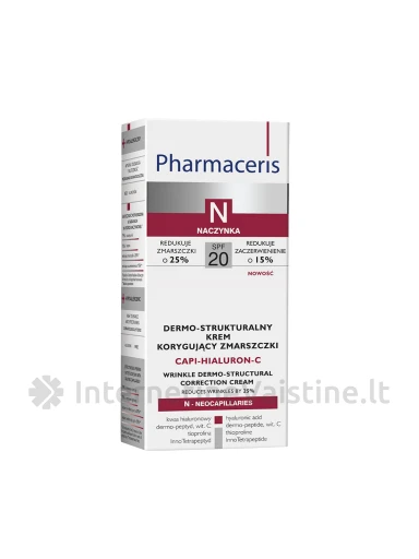 PHARMACERIS N Capi-Hialuron-C SPF 20 veido kremas, 50 ml