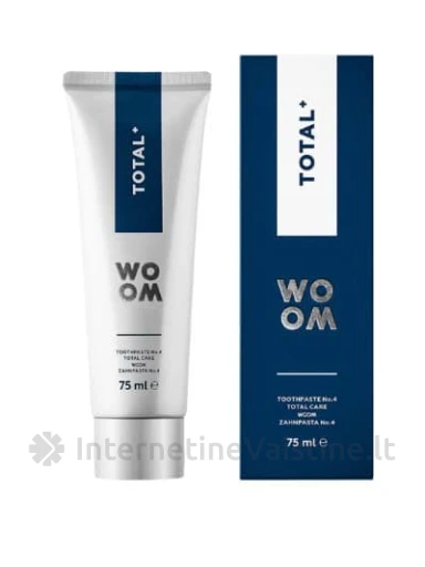 WOOM balinamoji dantų pasta TOTAL+, 75 ml, Vnt | internetinevaistine.lt