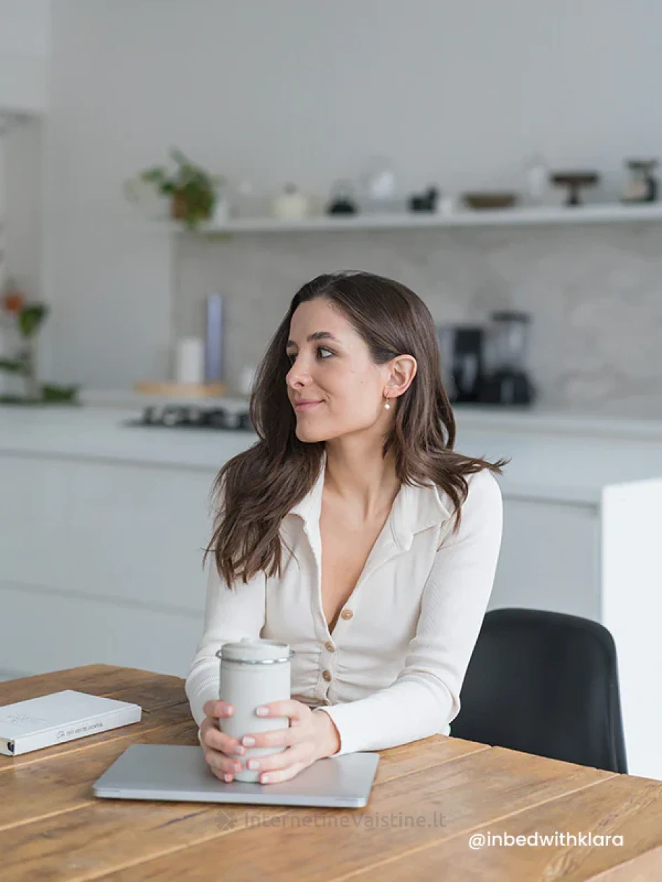 EQUA Termo puodelis Grey, 300 ml | internetinevaistine.lt