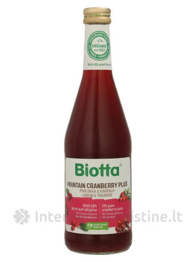 BIOTTA Bruknių nektaras, 500 ml, Vnt | internetinevaistine.lt