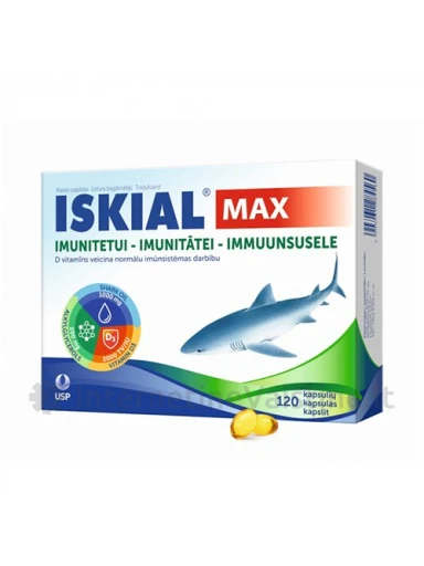 ISKIAL MAX kaps. N120, 120 vnt. | internetinevaistine.lt