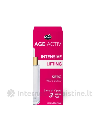 MATT Intensive Lifting serumas veidui ir dekolte, 30 ml, 30 ml | internetinevaistine.lt