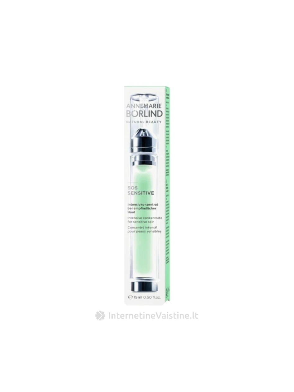 ANNEMARIE BORLIND Beauty Shot SOS Sensitive intens. koncentr., 15 ml, Vnt | internetinevaistine.lt