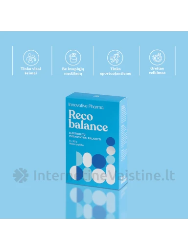 RECOBALANCE milteliai geriamajam tirpalui, 8 paketėliai | internetinevaistine.lt