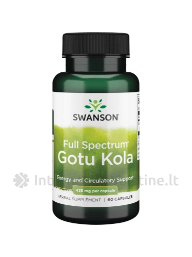 SWANSON, Gotu Kola, 60 kapsulių, N1 | internetinevaistine.lt
