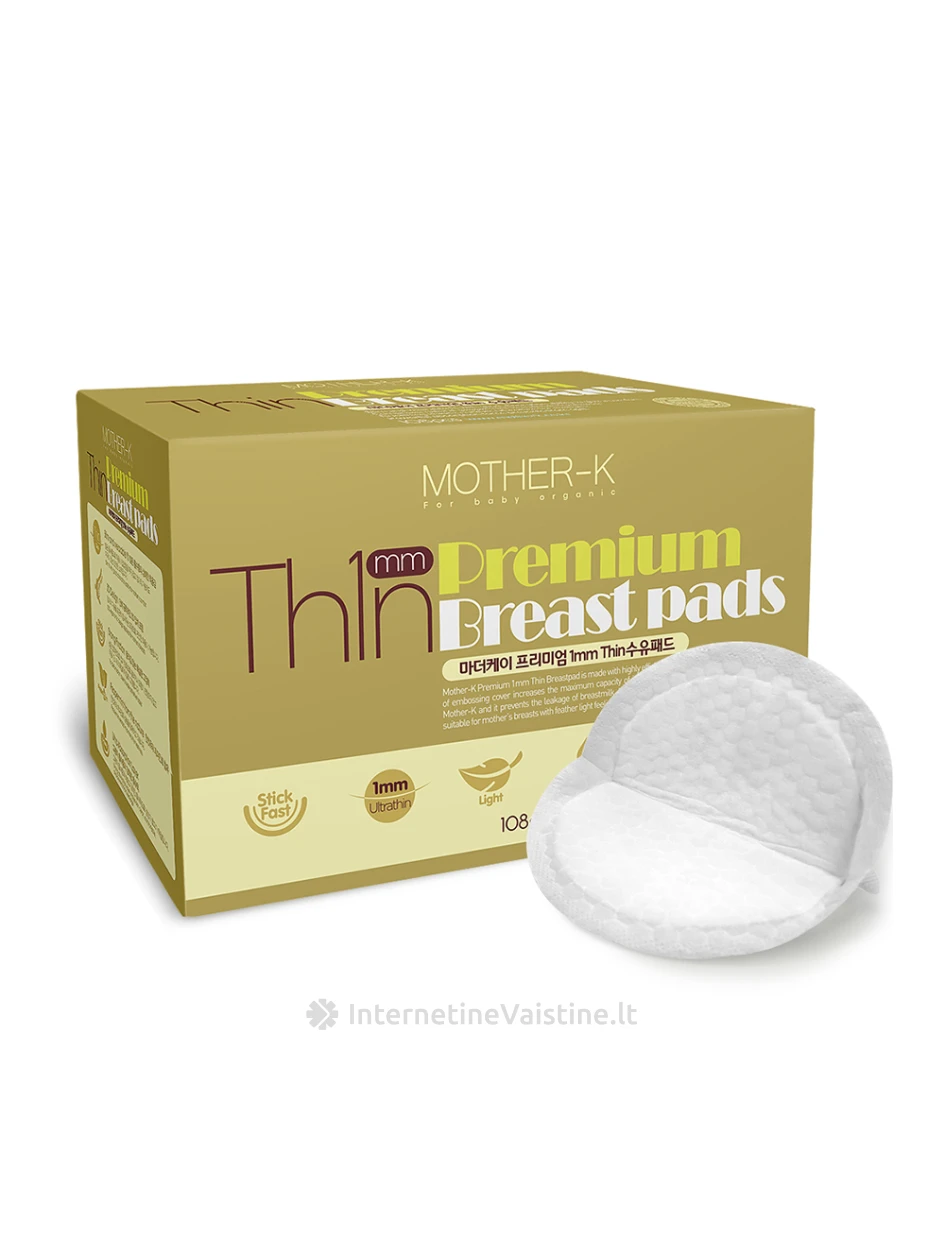 MOTHR-K įklotai į liemenėlę premium klasės ypač ploni, 108 vnt., 108 vnt. | internetinevaistine.lt