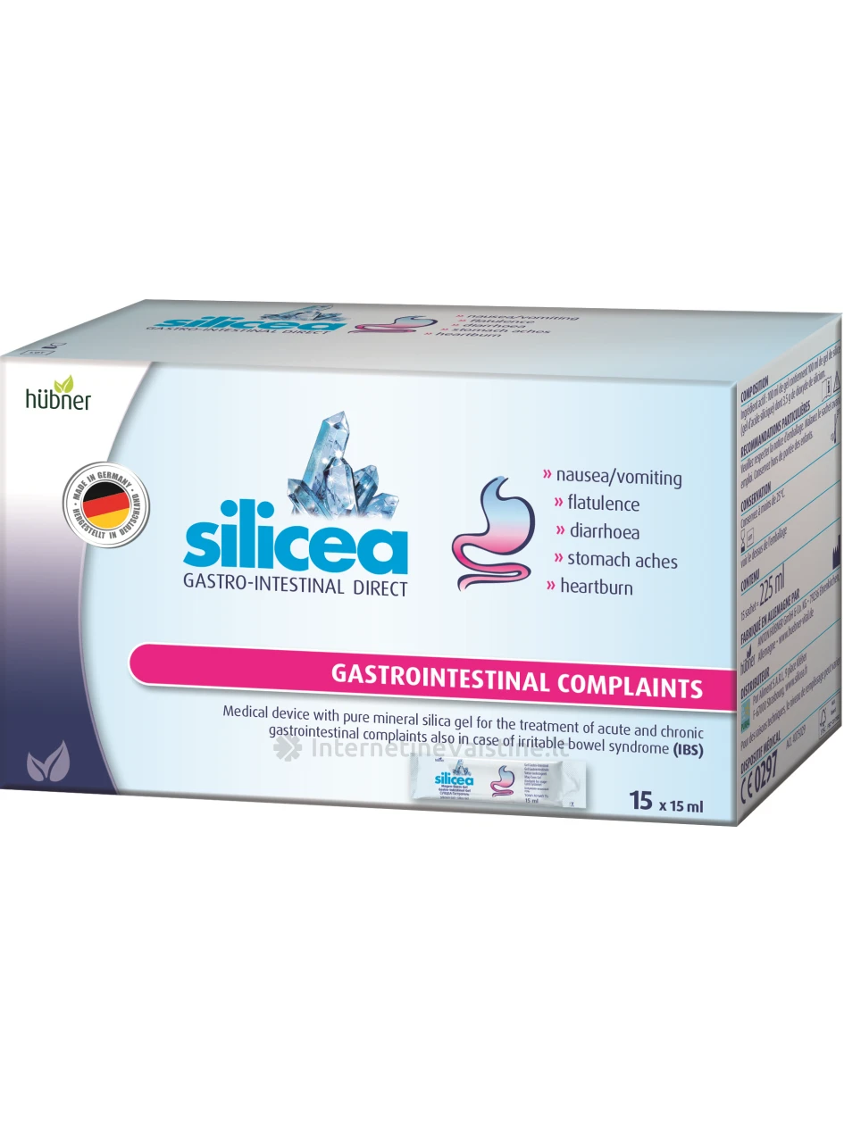 SILICEA GASTRO-INTESTINAL DIRECT, 15X15 ml | internetinevaistine.lt