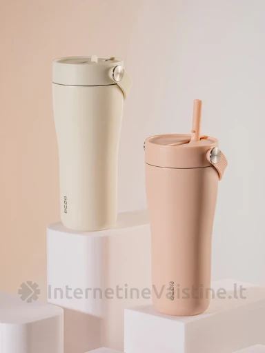 EQUA CARRY puodelis Rose, 600 ml | internetinevaistine.lt