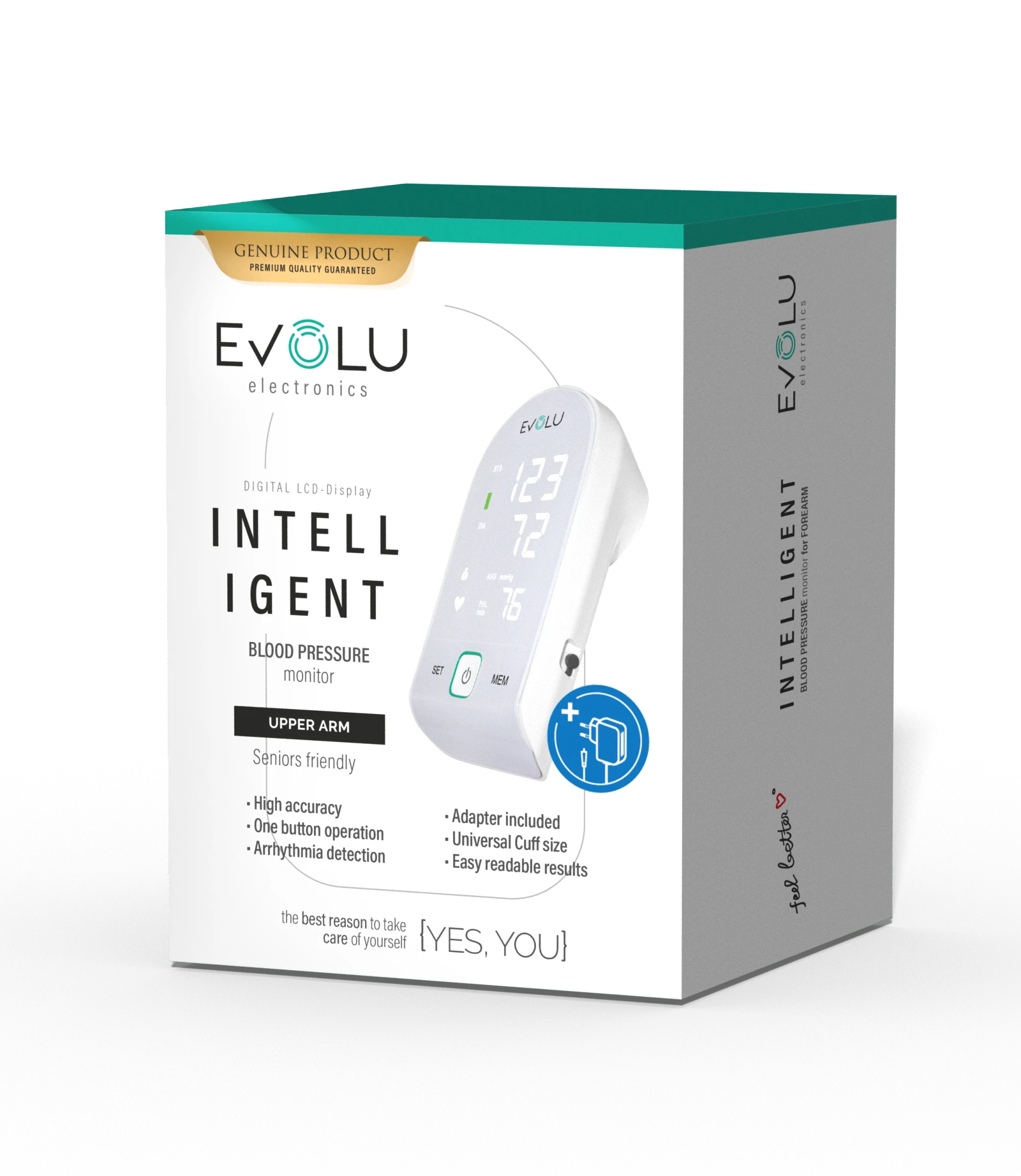 EVOLU kraujospūdžio matuoklis INTELLIGENT, 1 vnt.