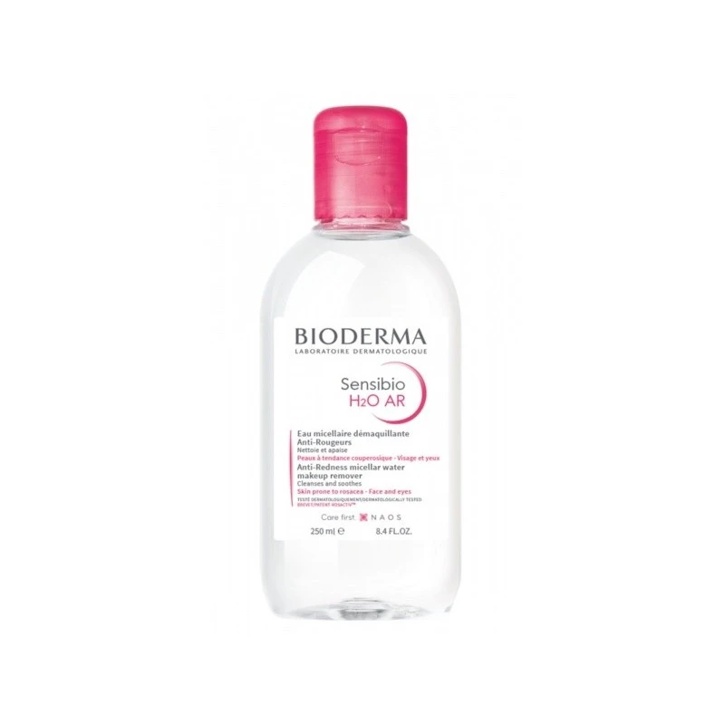 BIODERMA SENSIBIO AR H2O, micelinis valomasis vanduo jautriai, raustančiai odai, 250 ml, N1