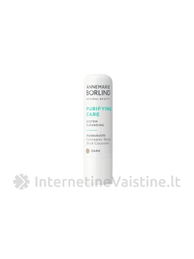 ANNEMARIE BORLIND Purifying Care maskav. priemonė Stick Dark, 5 g, Vnt | internetinevaistine.lt