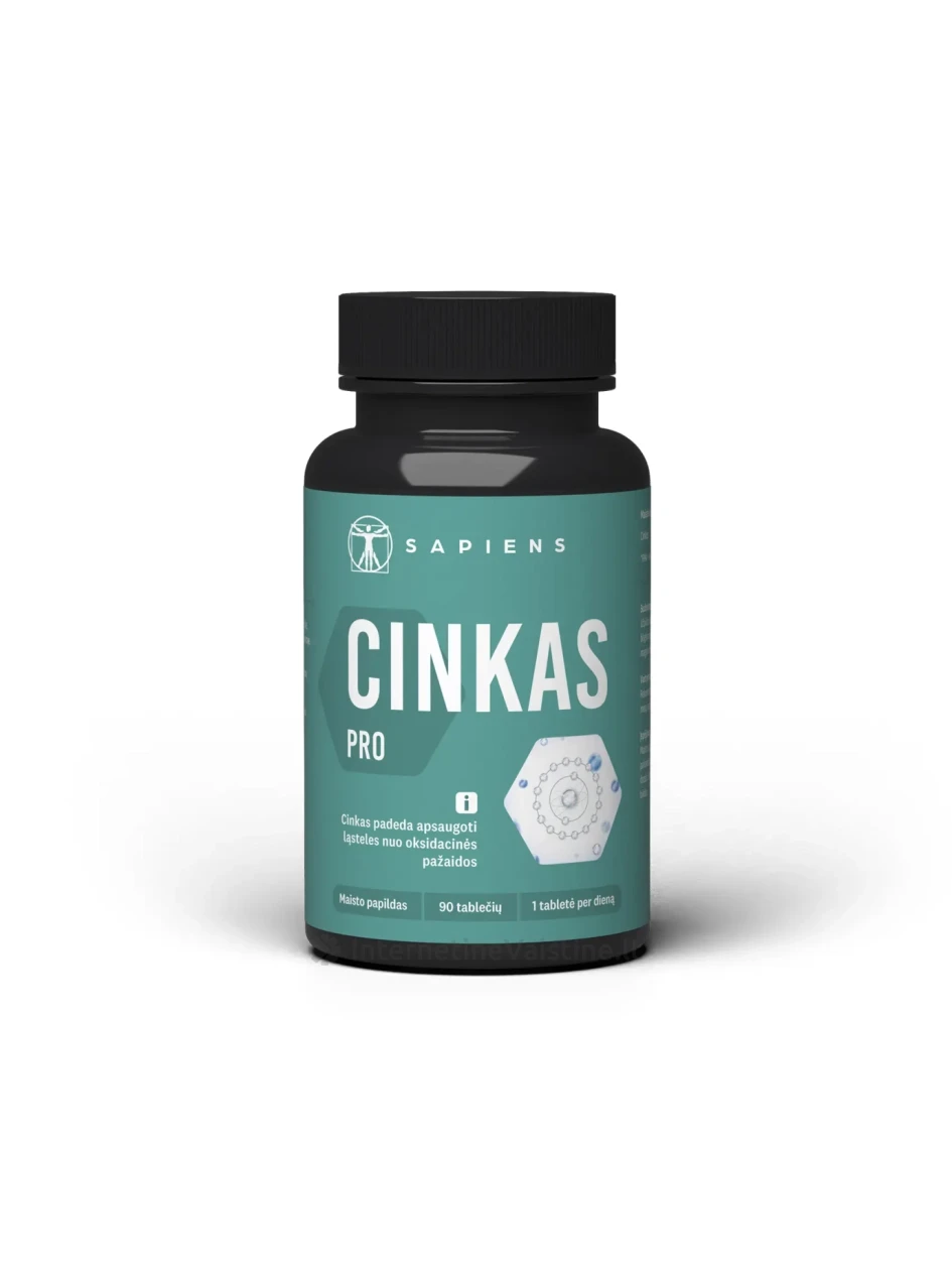 SAPIENS Cinkas PRO tab., N90 | internetinevaistine.lt