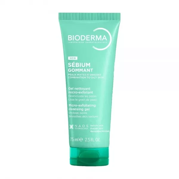 BIODERMA veido šveitiklis SEBIUM GOMMANT, 75 ml