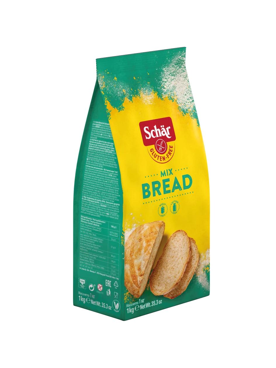 Schär MIX B – miltų mišinys duonai be glitimo, 1kg | internetinevaistine.lt