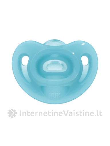 NUK čiulptukas SENSITIVE lateks. 2d. (6-18mėn.) N1 | internetinevaistine.lt