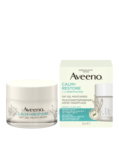 AVEENO Calm and Restore gelis drėkin. su avižomis, 50 ml, Vnt | internetinevaistine.lt