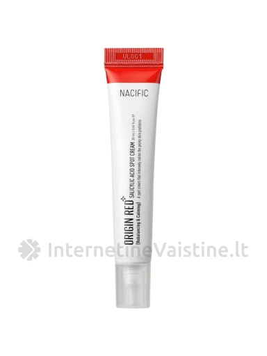 NACIFIC Original Red Salicylic Acid Spot Cream kremas nuo spuogų su salic. r., 20 ml, Vnt | internetinevaistine.lt