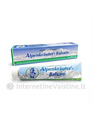 ALPENKRAUTER Alpių žolelių balzamas kūnui, 200 ml, Vnt | internetinevaistine.lt