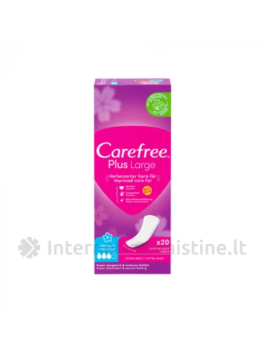 Įklotai CAREFREE Large Fresh, 20 vnt., 20vnt. | internetinevaistine.lt