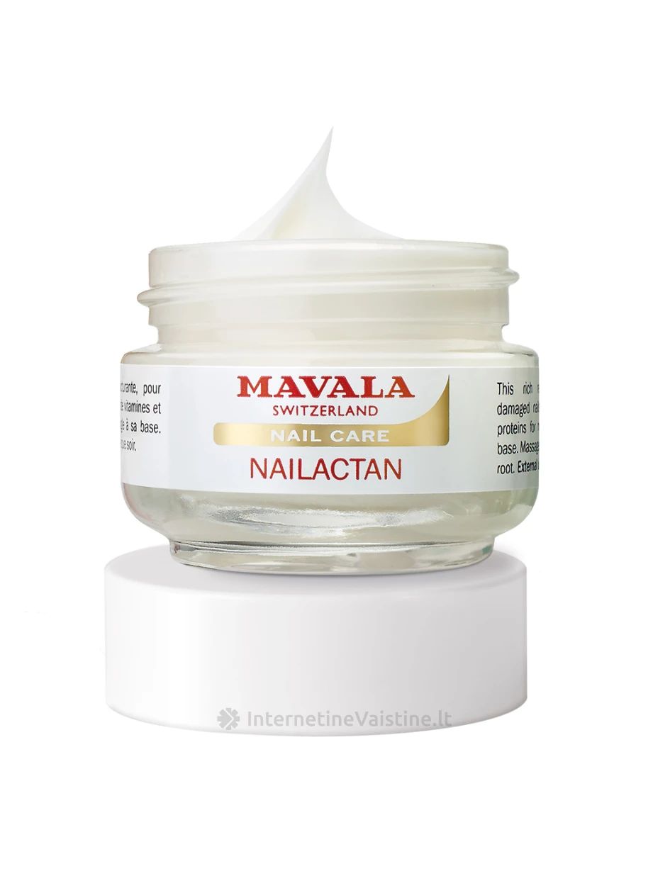 MAVALA kremas rankoms Nailactan Jar maitin., 15 ml, Vnt | internetinevaistine.lt