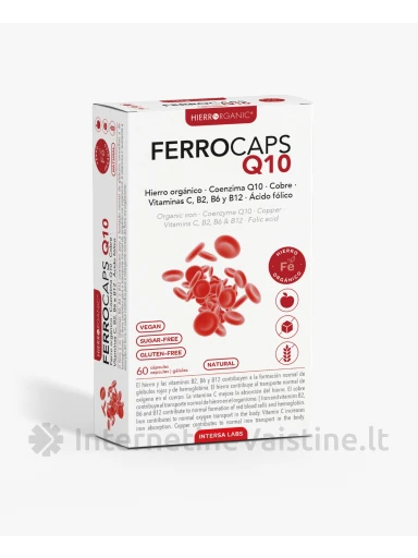 FERROCAPS Q10 kaps. N60 | internetinevaistine.lt