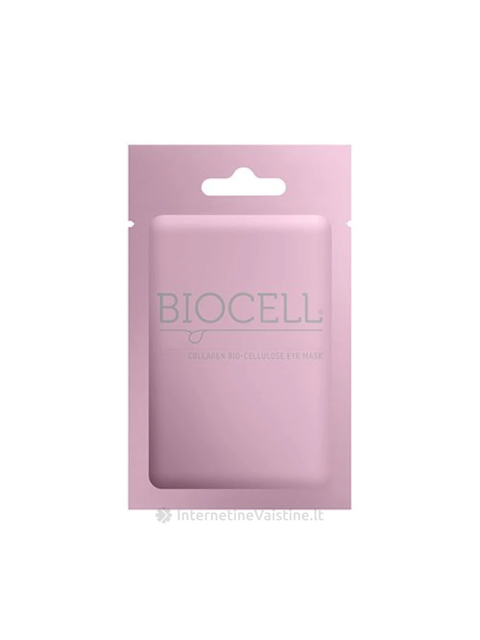 BIOCELL Bioceliuliozinė paakių kaukė su kolagenu | internetinevaistine.lt