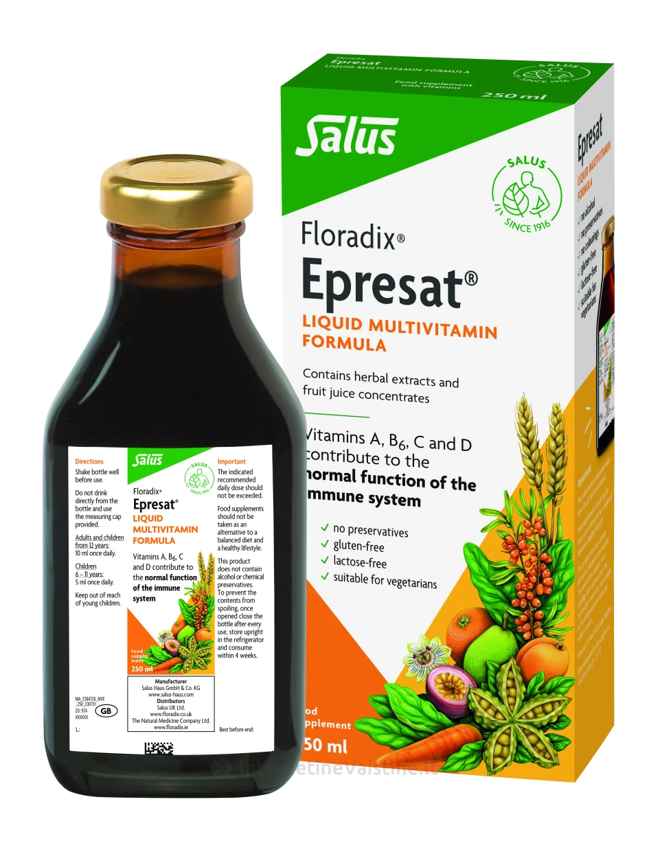 Floradix EPRESAT, 250ml | internetinevaistine.lt