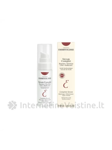EMBRYOLISSE Complete serumas veidui, 30 ml | internetinevaistine.lt