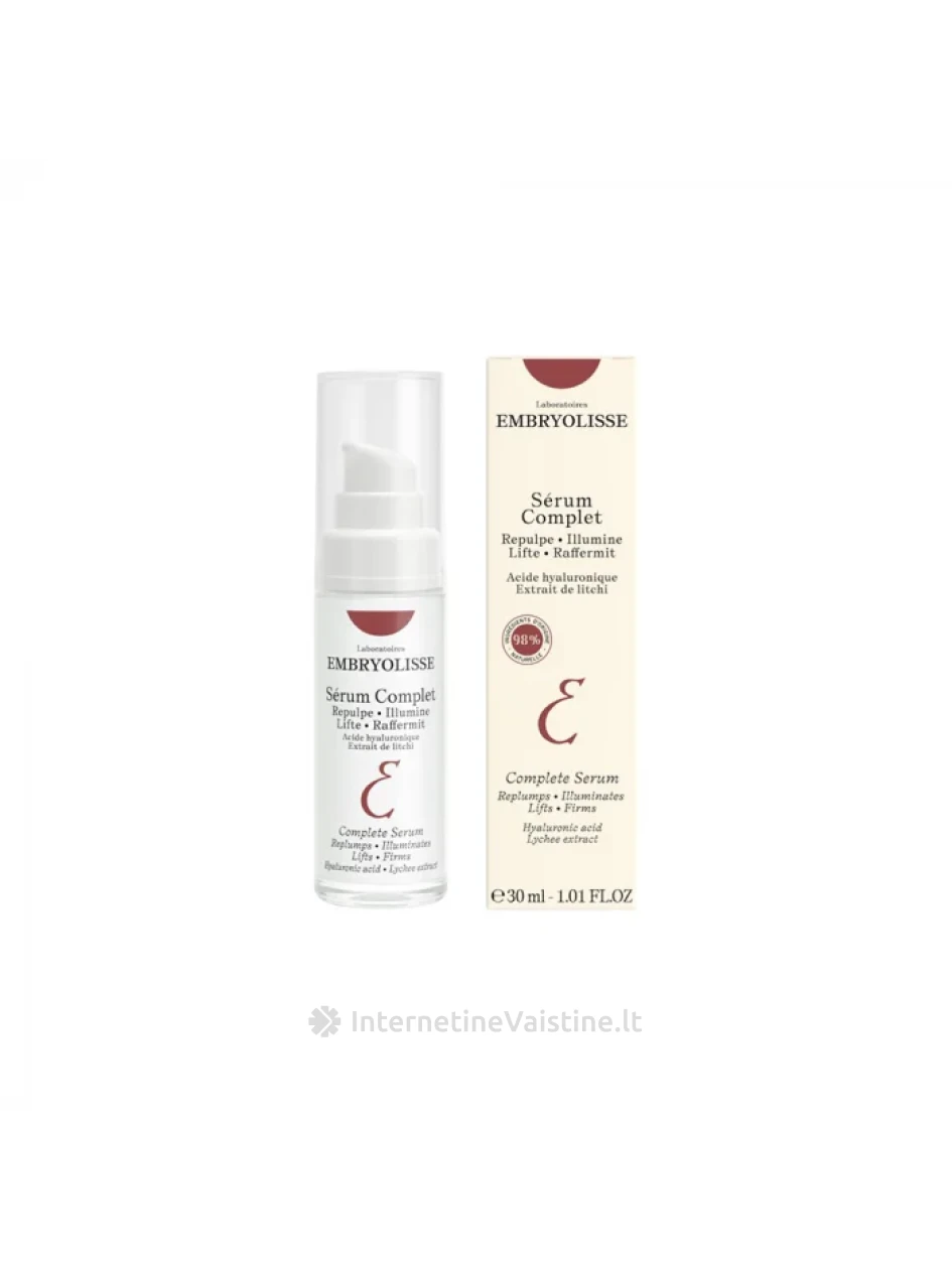 EMBRYOLISSE Complete serumas veidui, 30 ml | internetinevaistine.lt