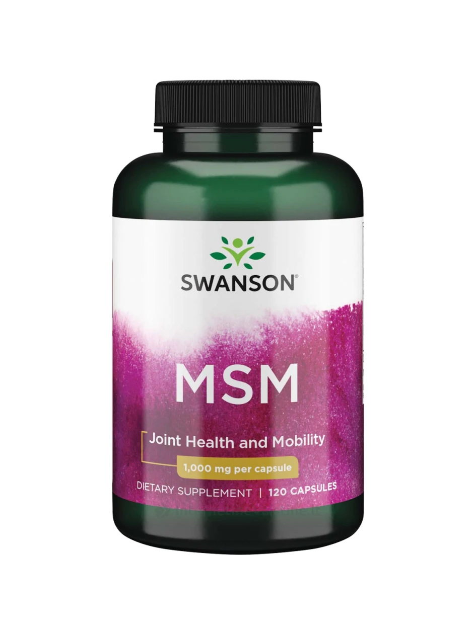SWANSON, MSM 1000MG, 120 kapsulių, N1 | internetinevaistine.lt