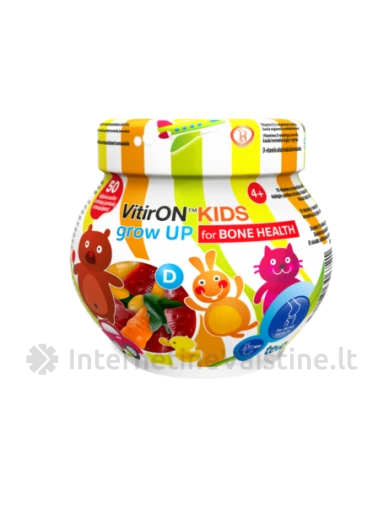 VITIRON KIDS Grow UP kramt. gumin. N50, 50 vnt. | internetinevaistine.lt