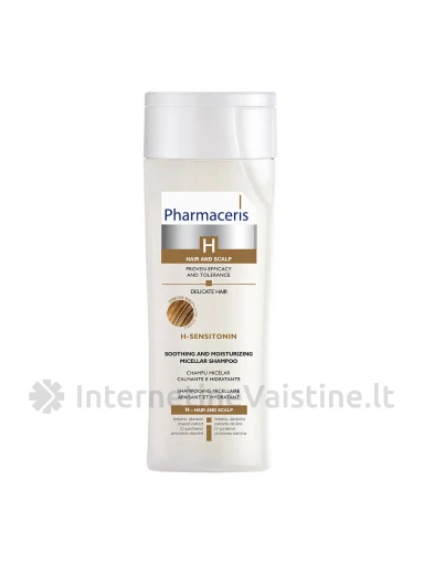 PHARMACERIS H,SENSITONIN 250ml šampūnas jautriai galvos odai, N1 | internetinevaistine.lt