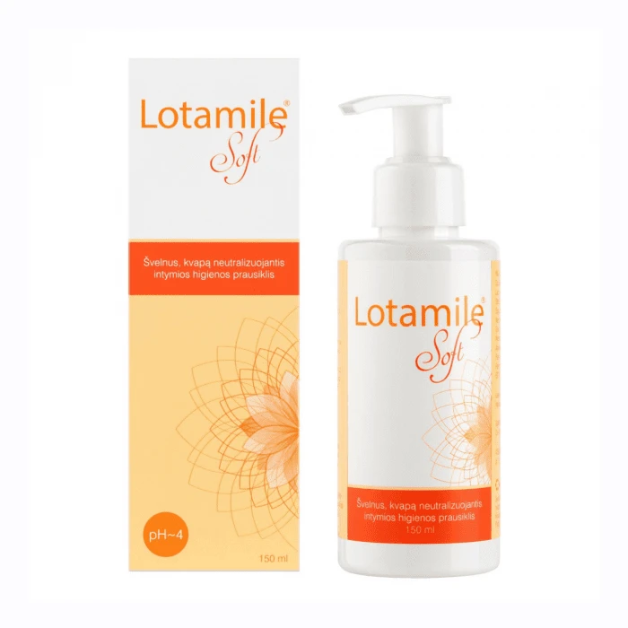 LOTAMILE švelnus intymios higienos prausiklis neutralizuojantis kvapą SOFT, 150 ml