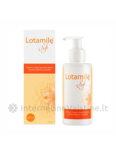 LOTAMILE švelnus intymios higienos prausiklis neutralizuojantis kvapą SOFT, 150 ml, 150 ml | internetinevaistine.lt