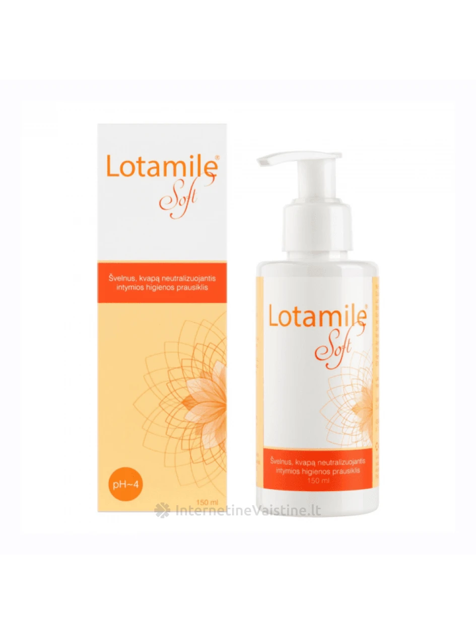 LOTAMILE švelnus intymios higienos prausiklis neutralizuojantis kvapą SOFT, 150 ml, 150 ml | internetinevaistine.lt