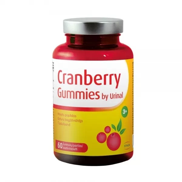 WALMARK URINAL maisto papildas CRANBERRY GUMMIES, 60 guminukų