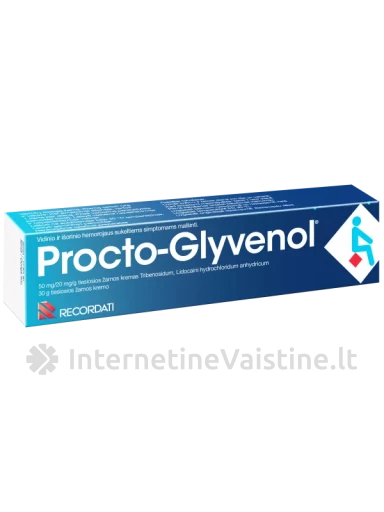PROCTO-GLYVENOL 2% RECTAL CREAM 30G, N1 | internetinevaistine.lt
