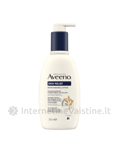 AVEENO Skin Relief bekvapis drėkinantis losjonas, 300ml, Vnt | internetinevaistine.lt