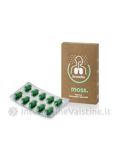 BRONCHOMOSS TAB. N20, 20 vnt. | internetinevaistine.lt
