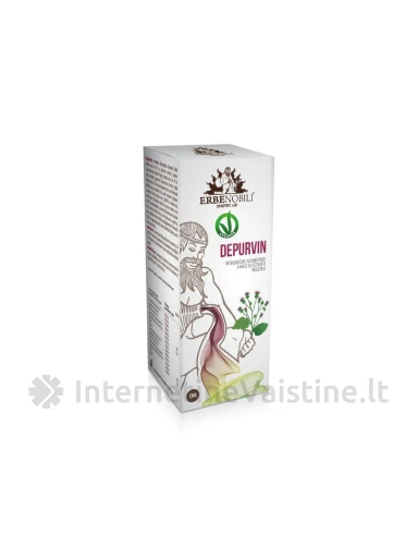 ERBENOBILI DEPURVIN – natūrali detoksikacija ir kepenų veiklos palaikymas, 50 ml lašai | internetinevaistine.lt