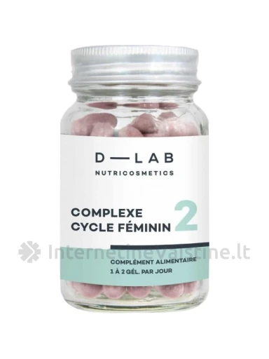 D-LAB Nutricosmetics – Maisto papildas hormonų pusiausvyrai ,,Complexe Cycle Feminin”, N1 | internetinevaistine.lt
