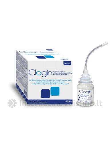 CLOGIN pH 4,5 makšties tirpalas 100 ml, N5, 5 vnt. | internetinevaistine.lt