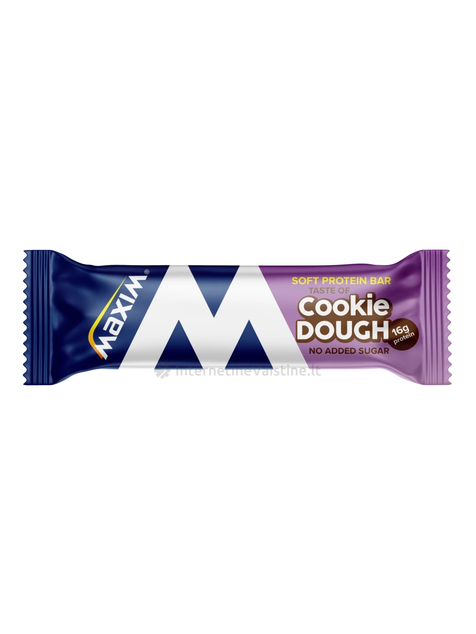 MAXIM Soft Protein Cookie Dought batonėlis, 55 g, Vnt | internetinevaistine.lt