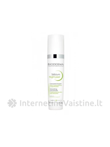 SEBIUM Night Peel odą lygin. koncentratas, 40 ml, N1 | internetinevaistine.lt