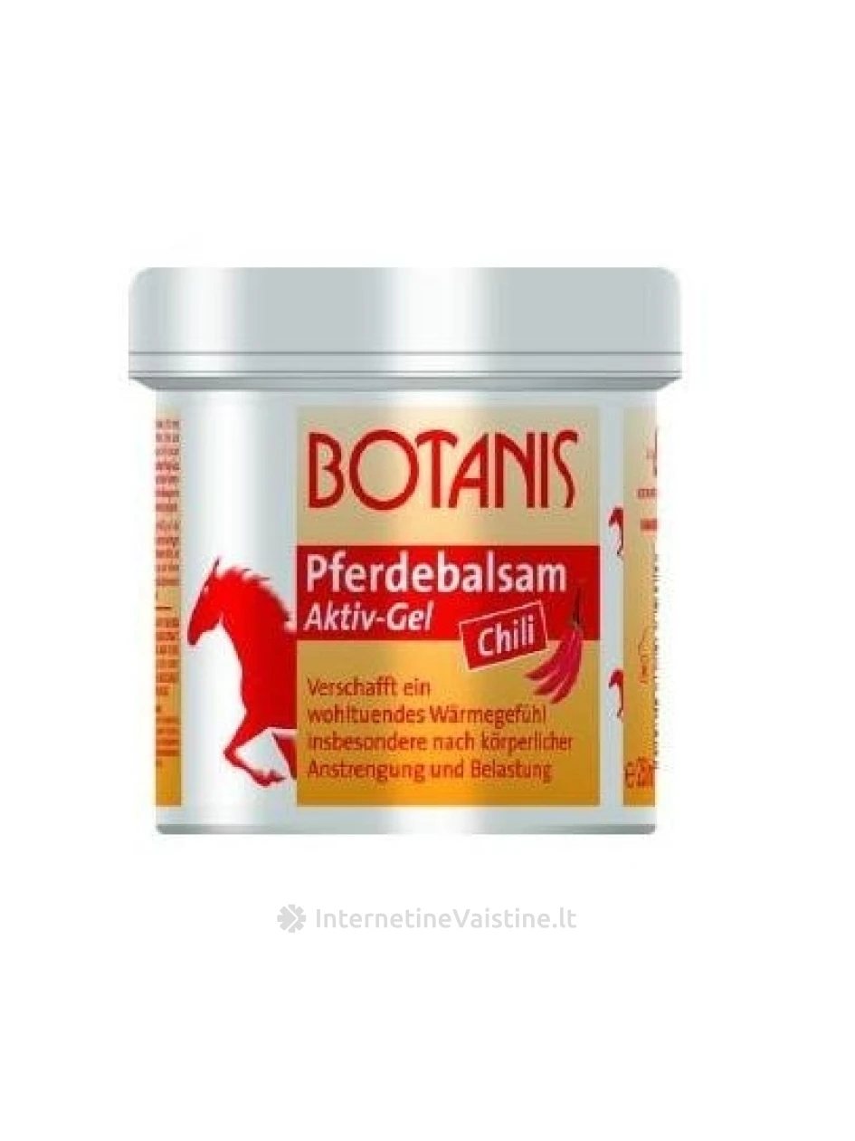 BOTANIS Arklių balzamas Chili gelis, 250 ml, Vnt | internetinevaistine.lt